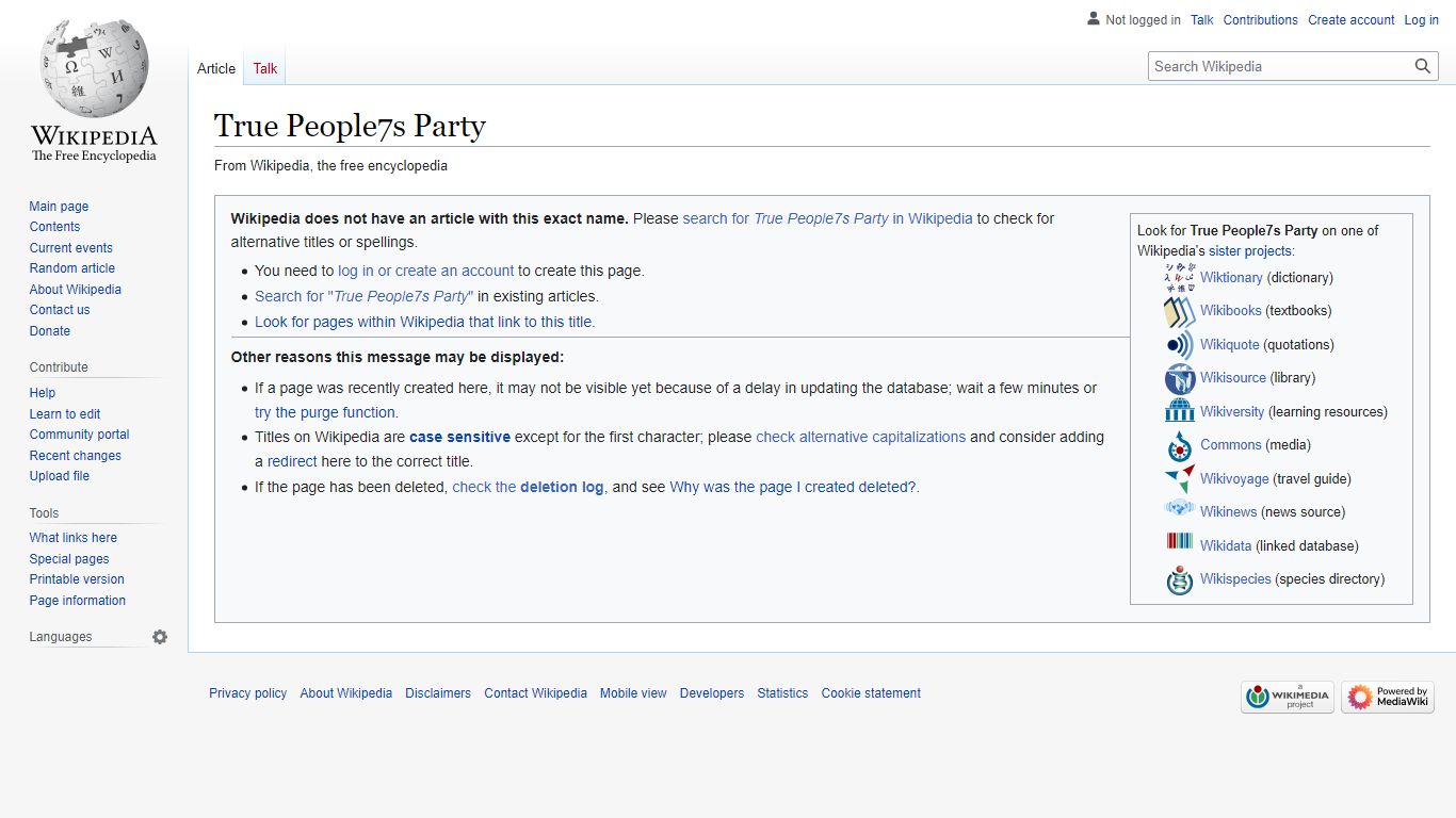 True People's Party - Wikipedia